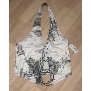 Olive Ole Corset Halter top | Sz Large | NWT $32.99
